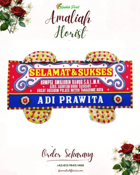 Papan Bunga Ucapan Selamat Kuari
