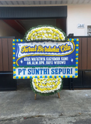 Papan Bunga Duka di Kuari